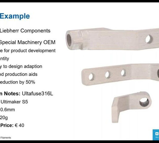 金属フィラメントUltrafuse 316L紹介